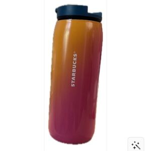 Starbucks Orange to Pink Ombre Tumbler